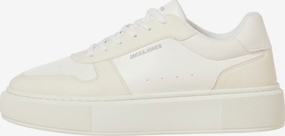 JACK & JONES Sapatilhas baixas 'JFWCOBRA' em branco / branco lã, Vista do artigo