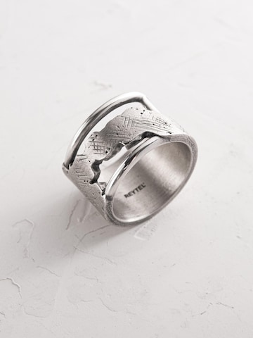 REYTEL Ring 'LEISTUNG'‌‌‌‌‌‌‌‌‌‌ in Silber: Vorderseite