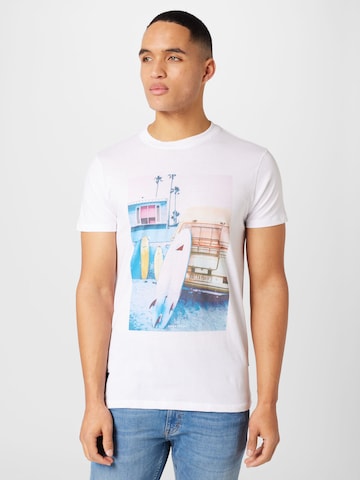Kronstadt T-shirt 'Timmi' i vit: framsida