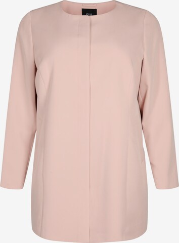 Manteau mi-saison 'Summer' Zizzi en rose : devant