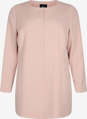 Manteau mi-saison 'Summer' Zizzi en rose : devant