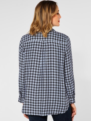 STREET ONE Bluse 'Vichy' in Blau