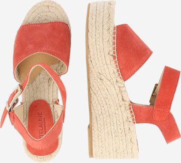 JUTELAUNE Sandals in Orange