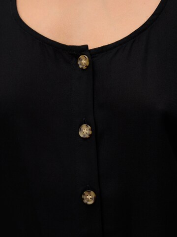Chemisier 'VMBumpy' VERO MODA en noir