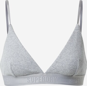 Triangle Soutien-gorge Superdry en gris : devant