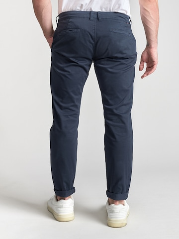 Le Temps Des Cerises Slimfit Chino 'Cesar' in Blauw