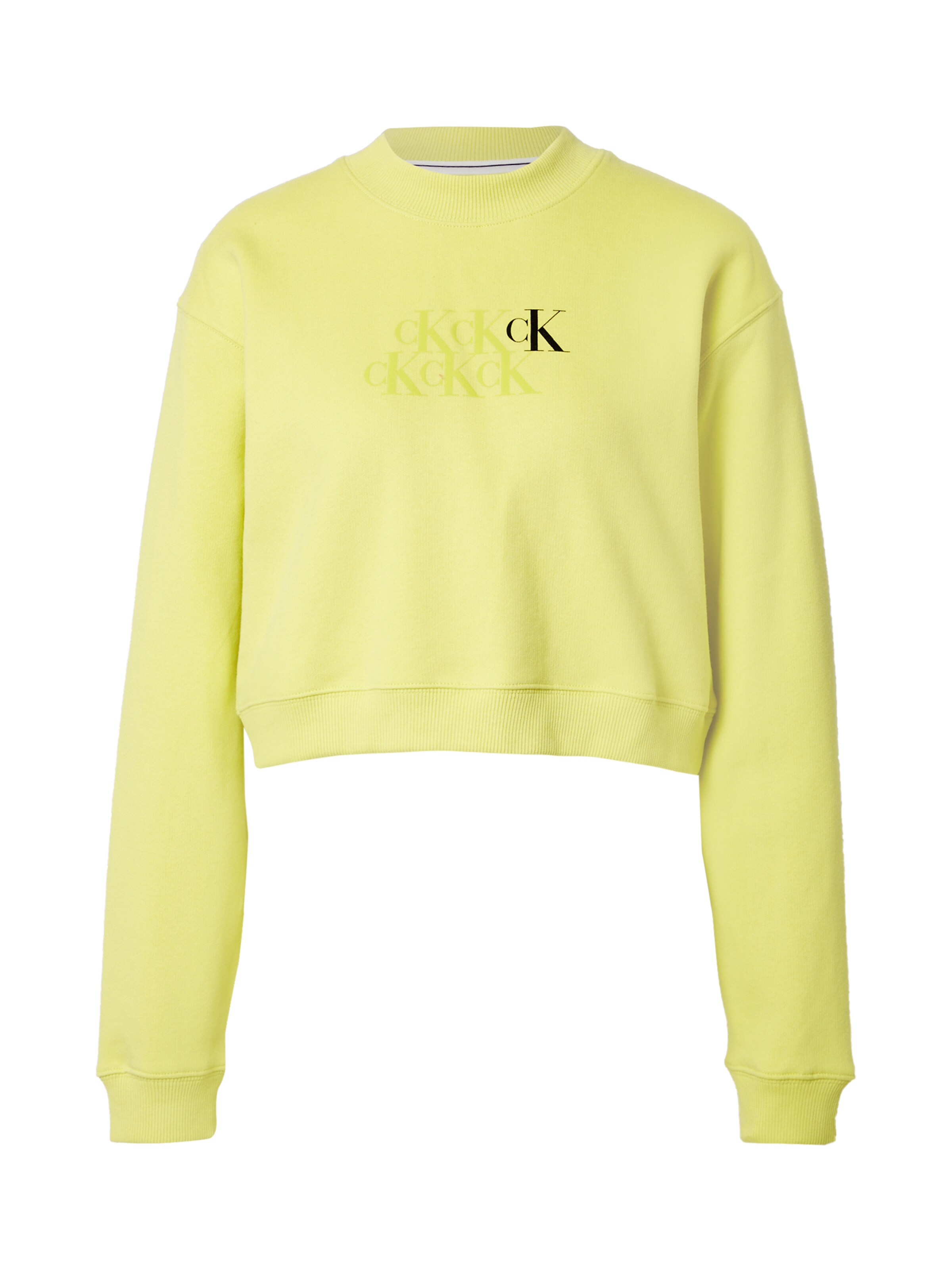 yellow calvin klein hoodie