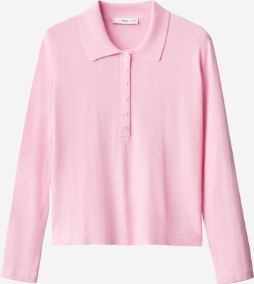 MANGO Sweter 'TITOS' w kolorze różowy: przód