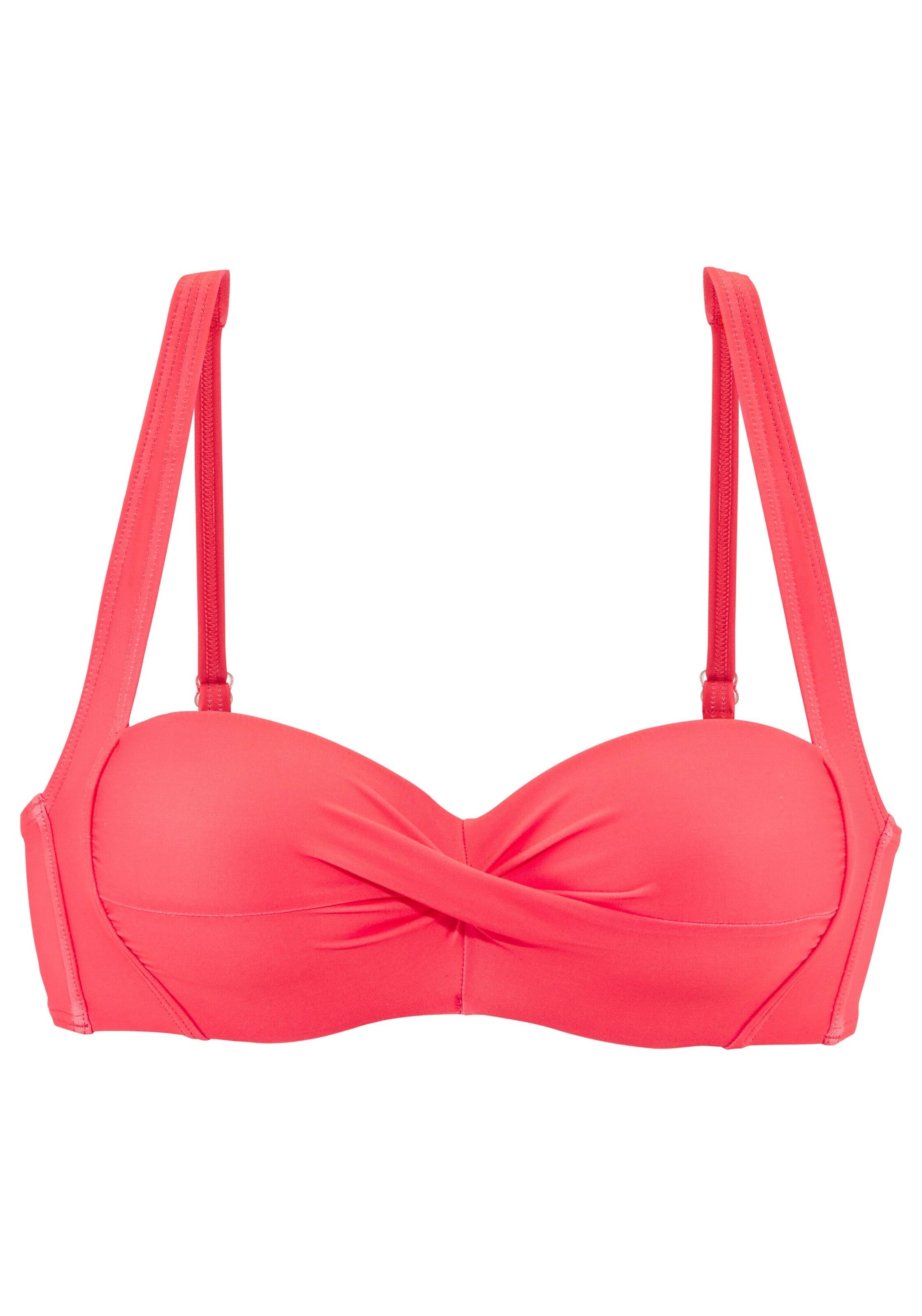 LASCANA Bikinitop in 75/G in koralle, Produktansicht