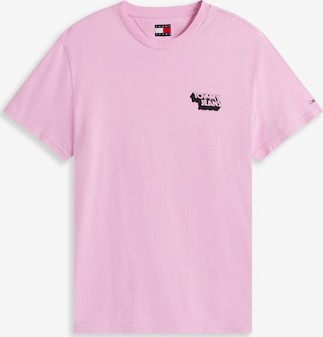 Tommy Jeans T-Shirt in Pink: Vorderseite