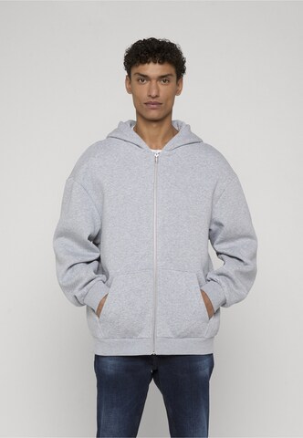 Urban Classics Sweatjacke in Grau: Vorderseite