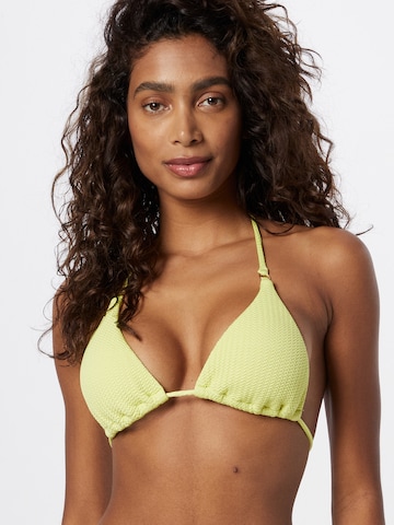 Seafolly Triangle Bikini top in Yellow