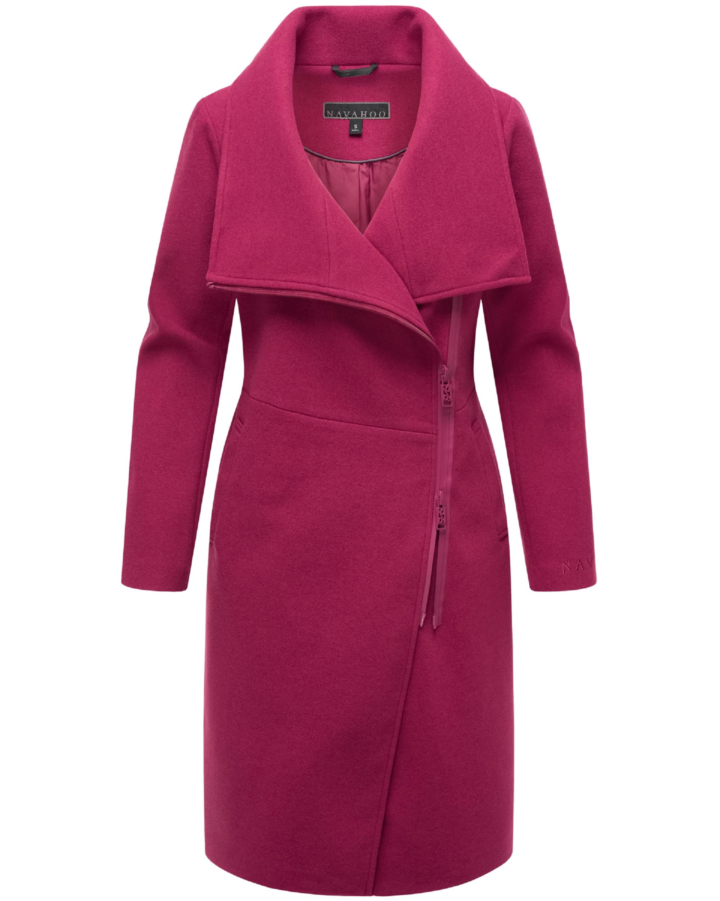 Palton de primăvară-toamnă 'Samtrose' de la NAVAHOO pe roz