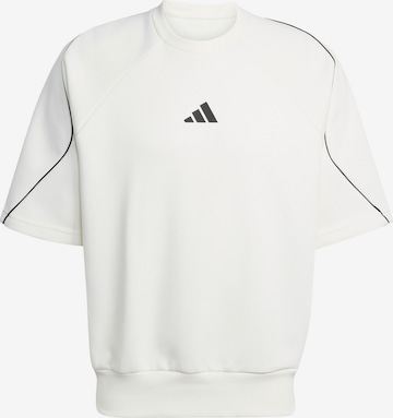 Sweat de sport 'STADIUM' ADIDAS SPORTSWEAR en blanc : devant