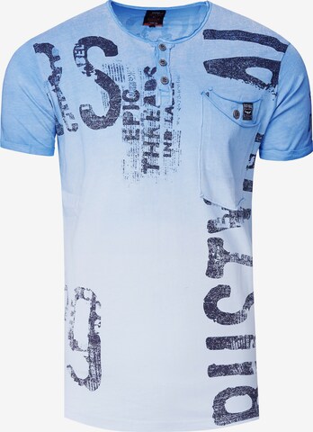 Rusty Neal T-Shirt in Blau: predná strana