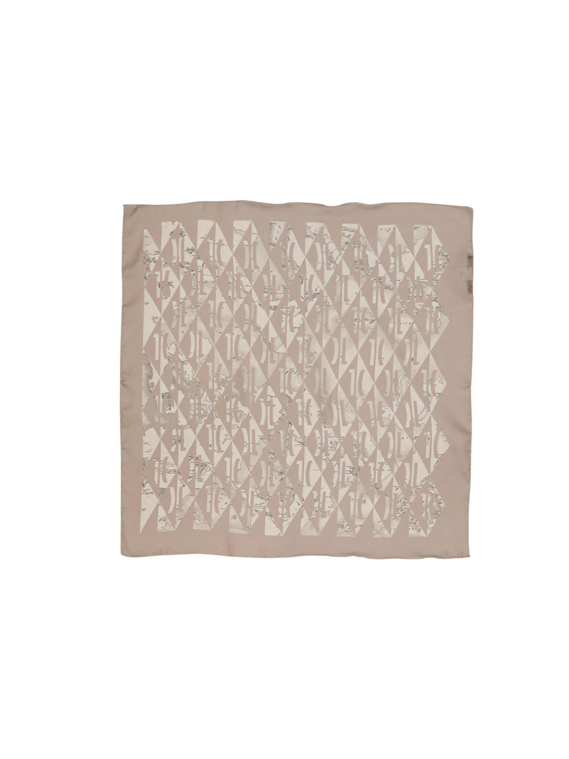 Foulard 'F123 1829' di Alviero Martini 1a clase in beige: frontale