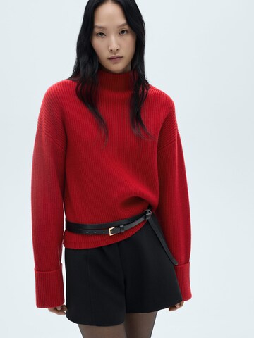 MANGO Pullover 'Botonet' in Rot: Vorderseite