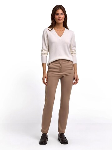 FALKE Pullover 'Pure Cashmere'‌‌‌‌‌‌‌‌ in Weiß