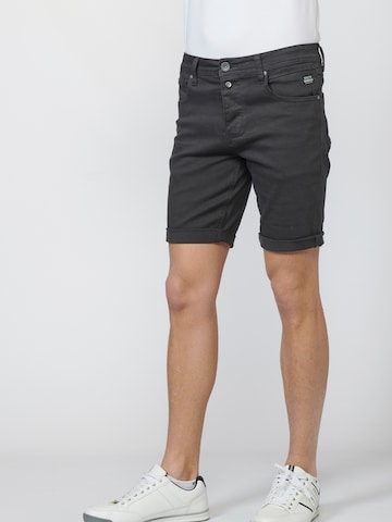 KOROSHI Slimfit Shorts in Schwarz