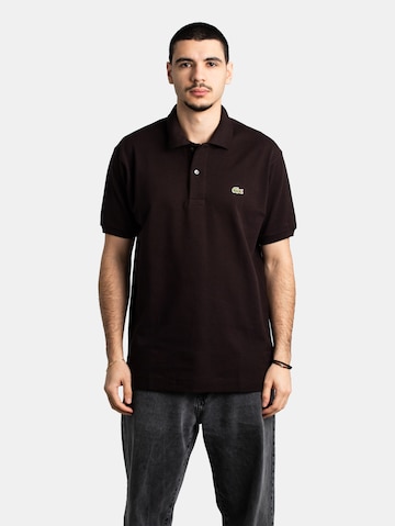 LACOSTE Shirt 'Classic Fit' in Brown