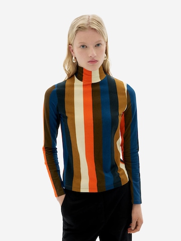 Thinking MU T-shirt 'Ellen' i orange: framsida