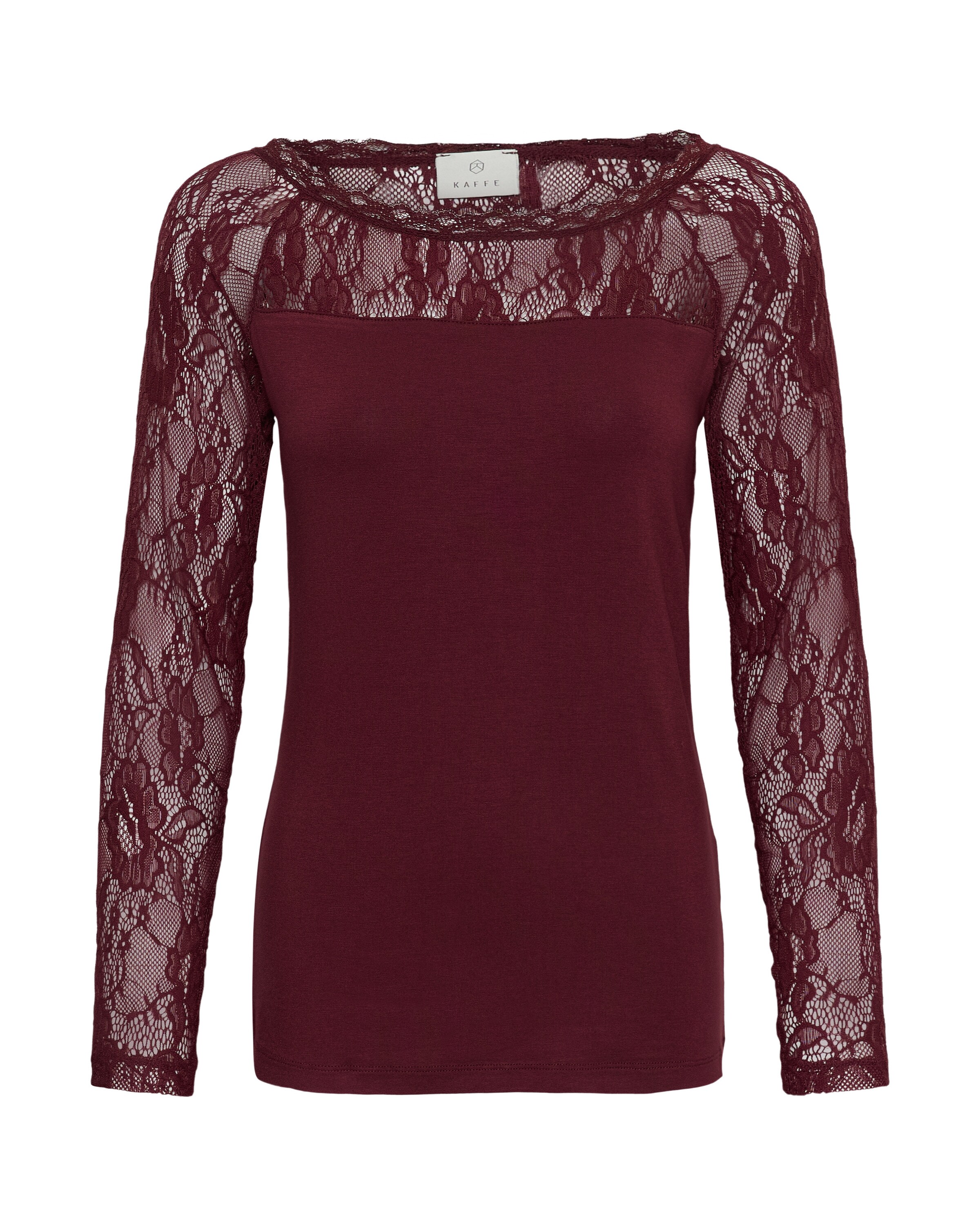 Kaffe Shirt 'Lacy ' in Rood: voorkant