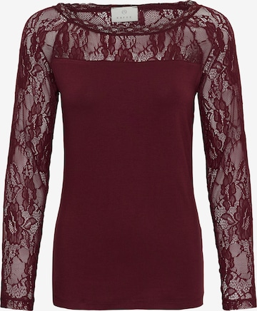 Kaffe Shirt 'Lacy ' in Rood: voorkant