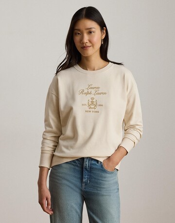 smėlio Lauren Ralph Lauren Megztinis be užsegimo 'EASY FRENCH': priekis