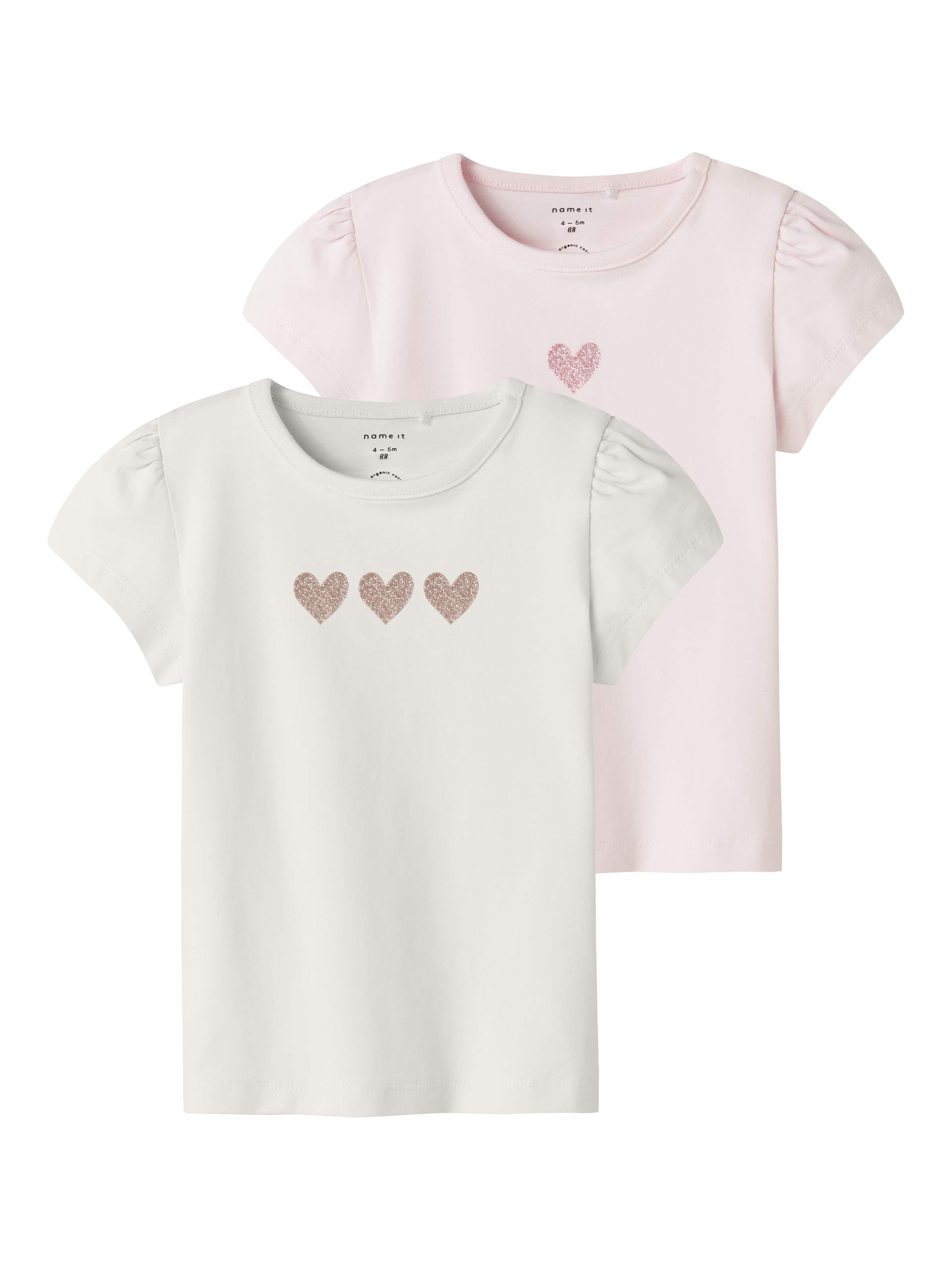 NAME IT Tričko - Ružová: predná strana