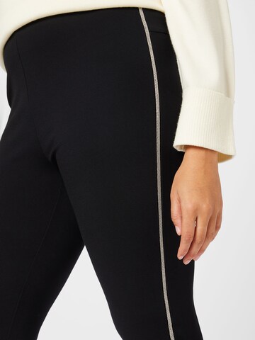 Skinny Pantaloni 'Aura' de la ONLY Carmakoma pe negru