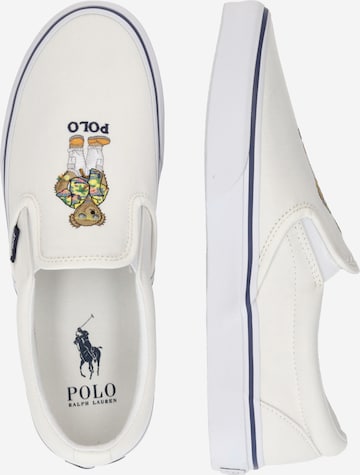 Scarpa slip-on 'KEATON' di Polo Ralph Lauren in bianco