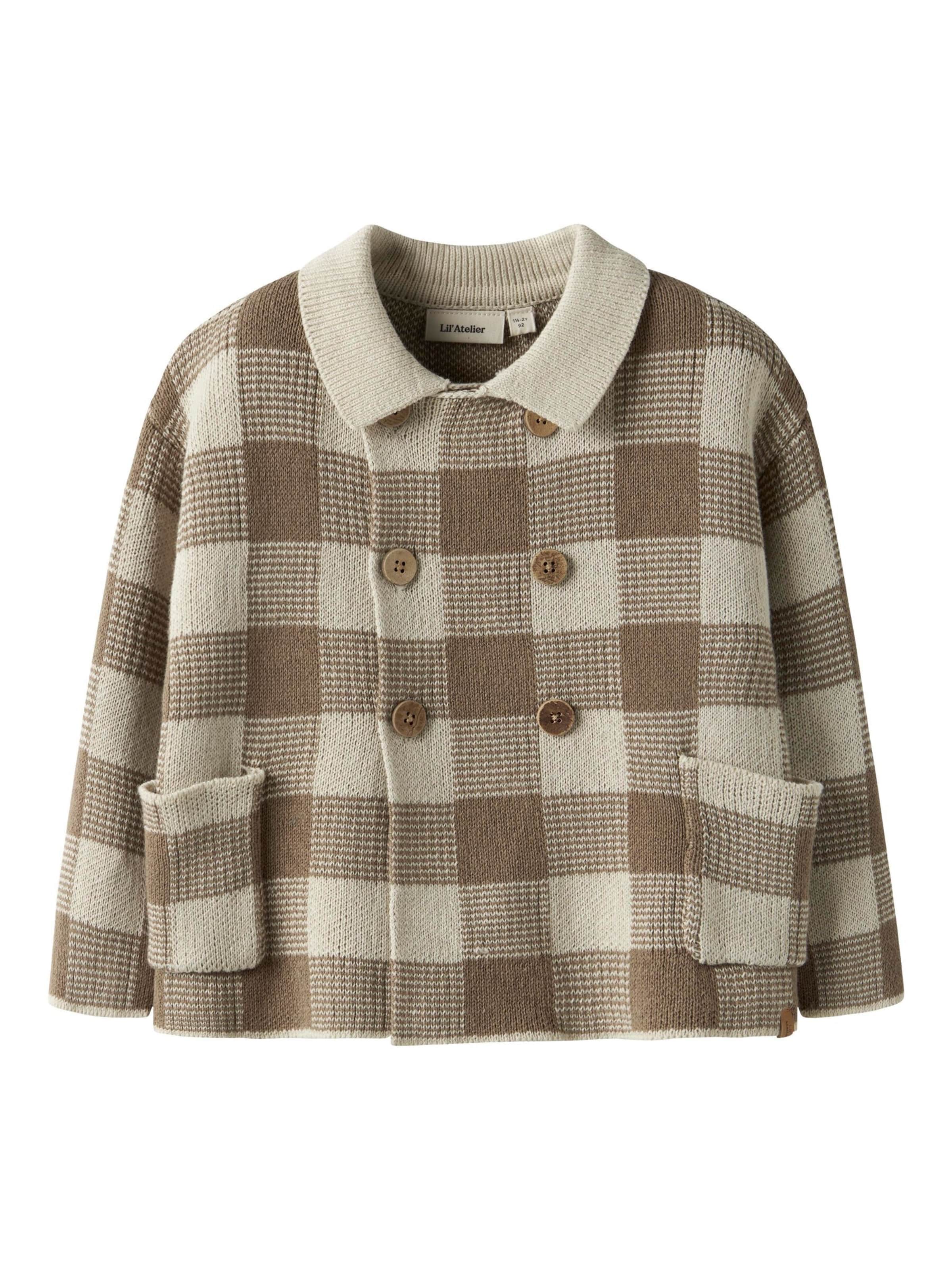 Cardigan Lil'Atelier en beige : devant