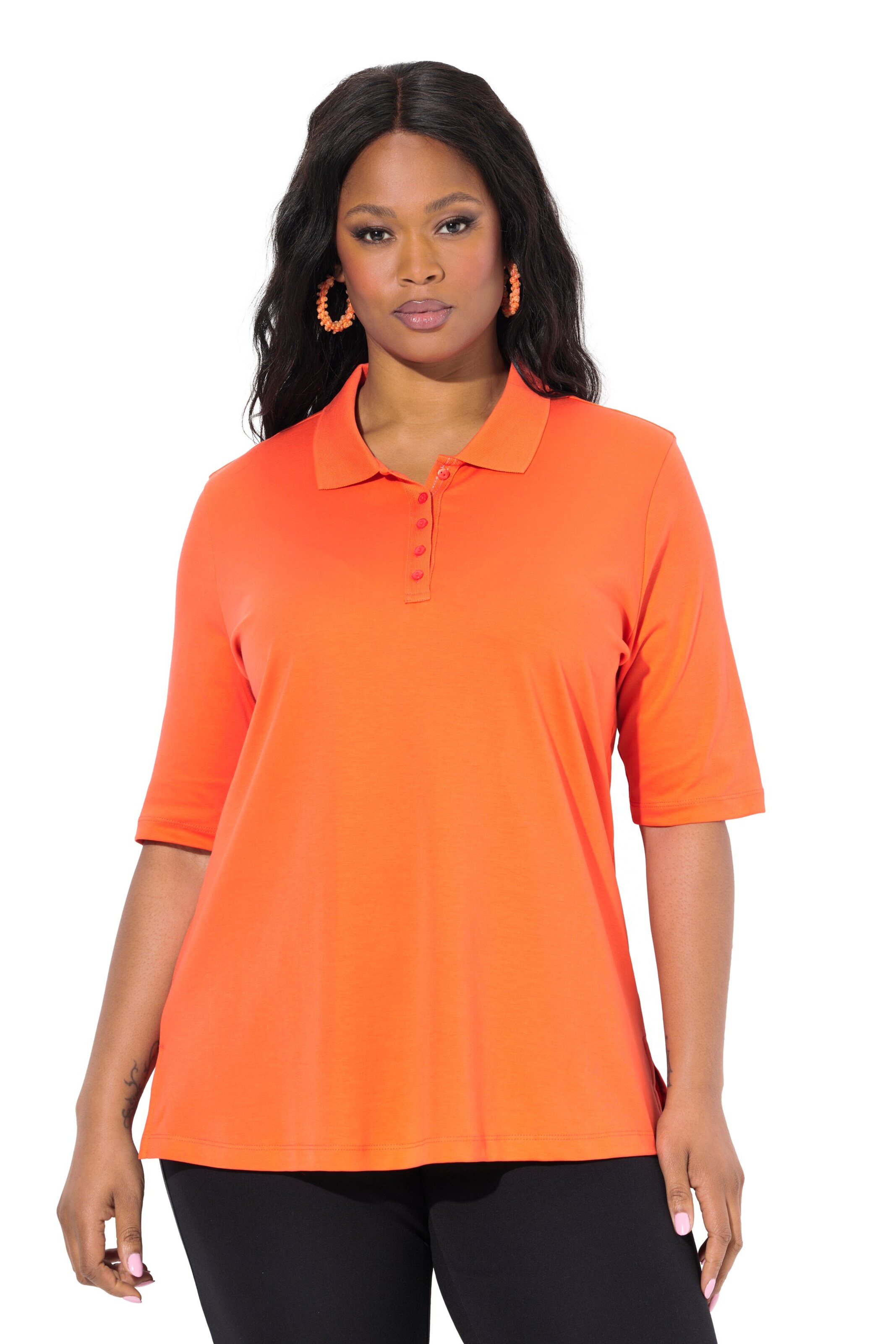 Ulla Popken Shirt in Orange: front