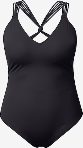 Studio Untold Badeanzug in Schwarz: Vorderseite