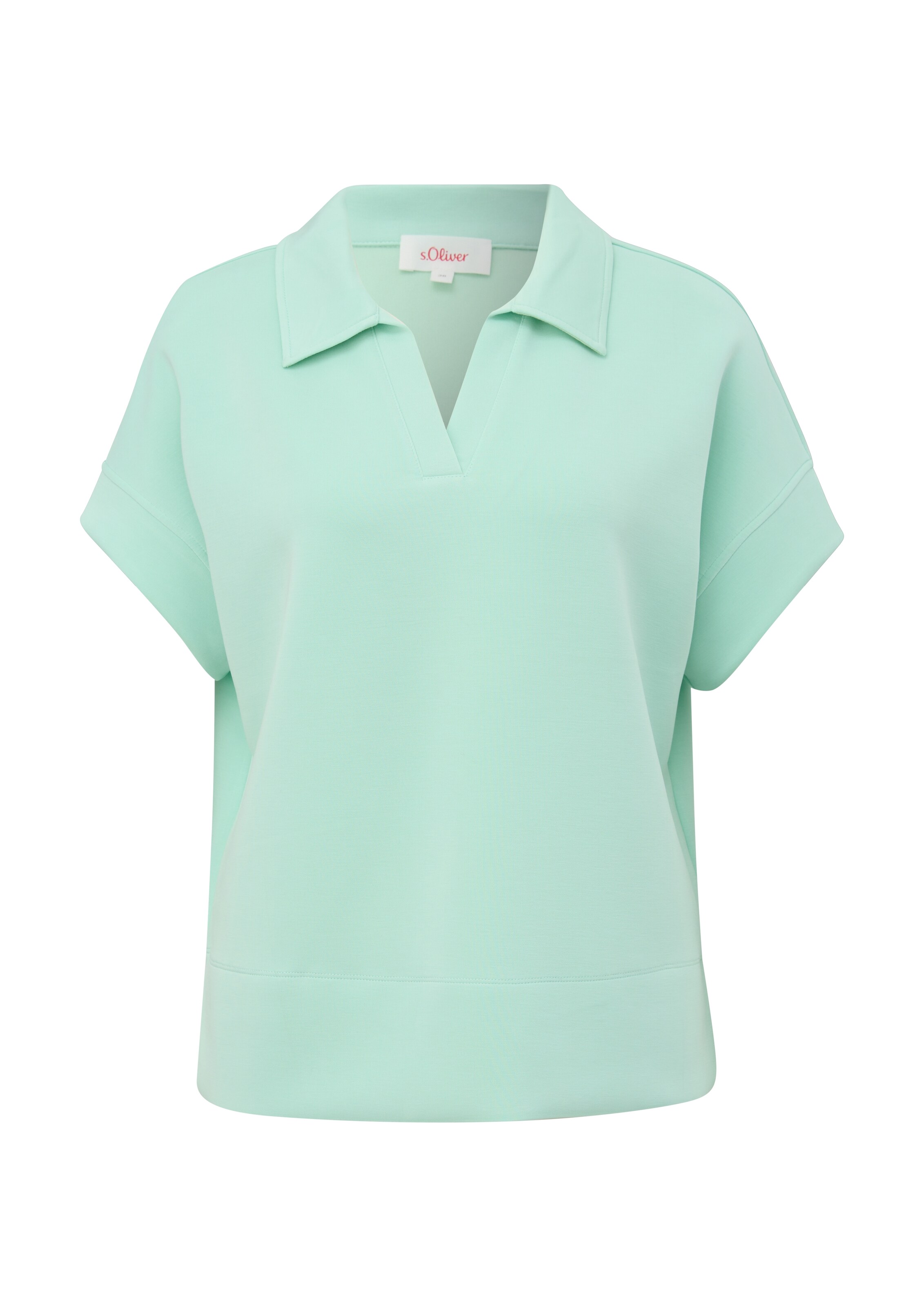 Sweat-shirt s.Oliver en vert : devant