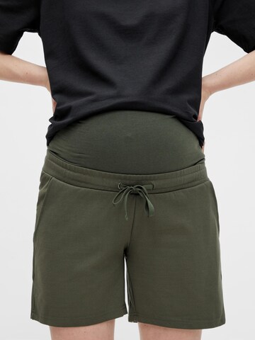Regular Pantalon 'Lif' MAMALICIOUS en vert