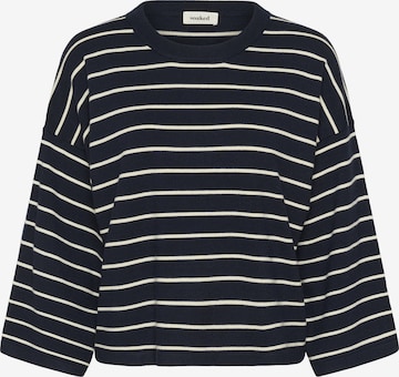 Pull-over 'SLSpina' SOAKED IN LUXURY en bleu : devant