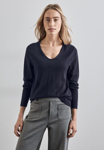 STREET ONE Pullover in Blau: Vorderseite