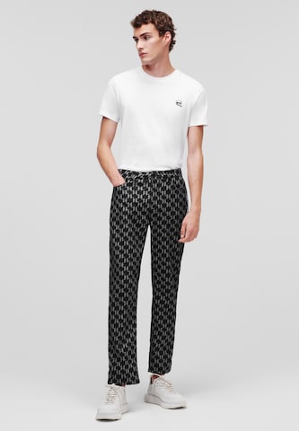 Regular Pantalon Karl Lagerfeld en noir