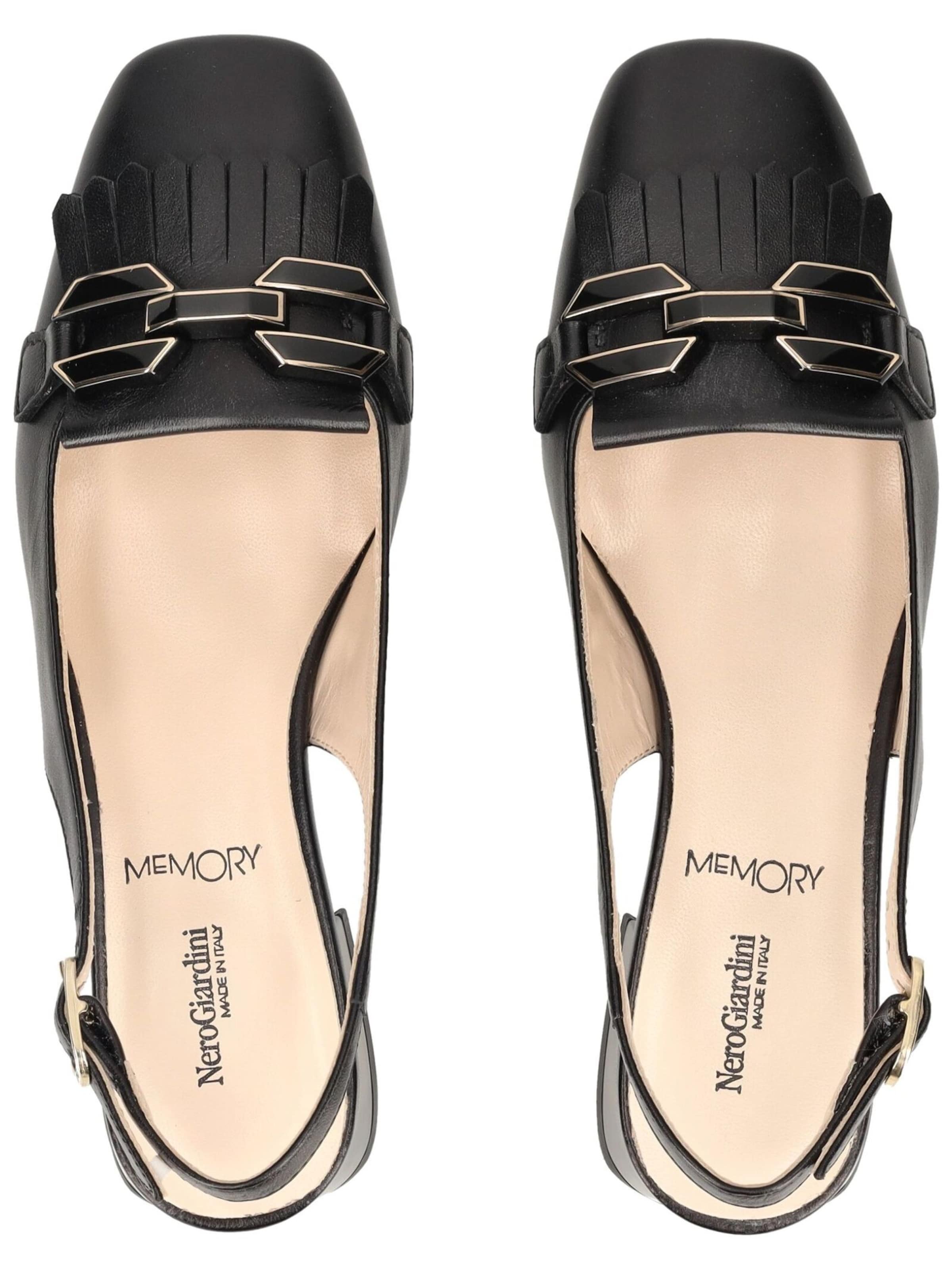 Escarpins à bride arrière Nero Giardini en noir