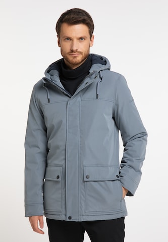 DreiMaster Klassik Winter Jacket in Grey: front