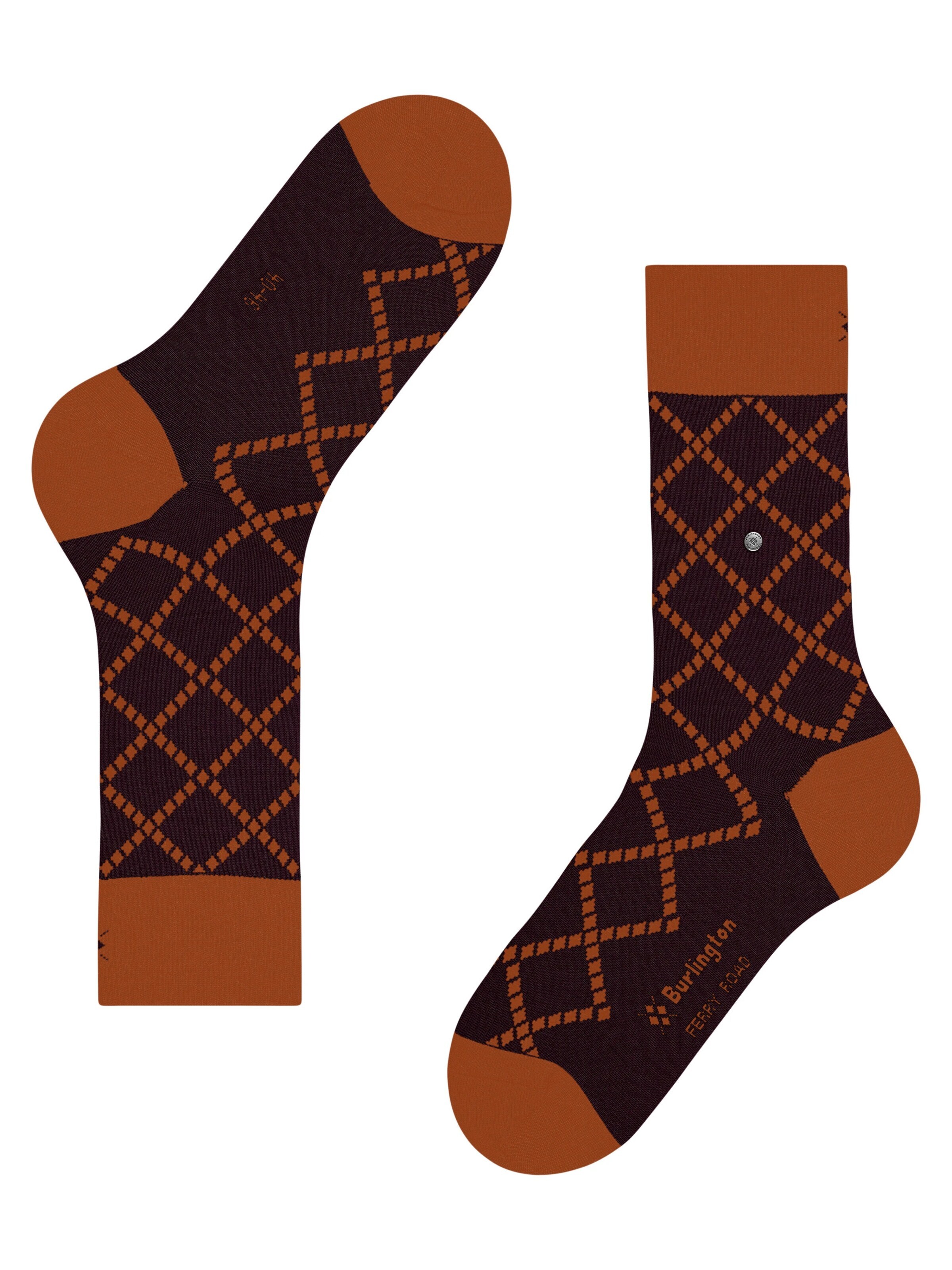 BURLINGTON Socks 'Ferry Road' in Red