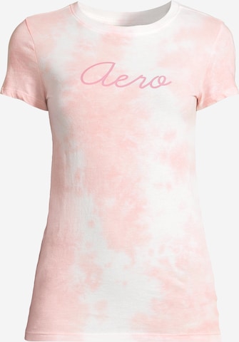 T-shirt AÉROPOSTALE en rose : devant