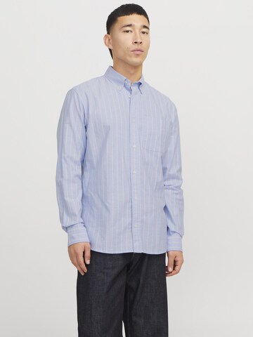 JACK & JONES Regular Fit Hemd 'JPRBLUBrook' in Blau: Vorderseite