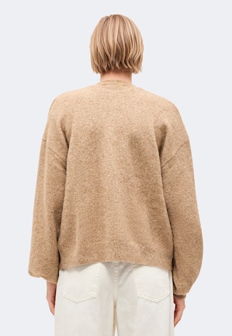 ABOUT YOU Knit cardigan 'Sydney' in Brown