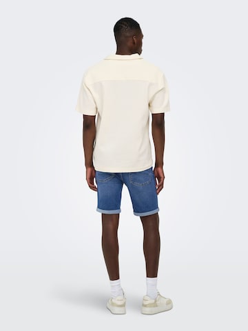 Only & Sons Comfort fit Overhemd 'ONSKosta' in Wit