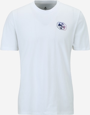 ADIDAS PERFORMANCE Funkčné tričko - biela: predná strana