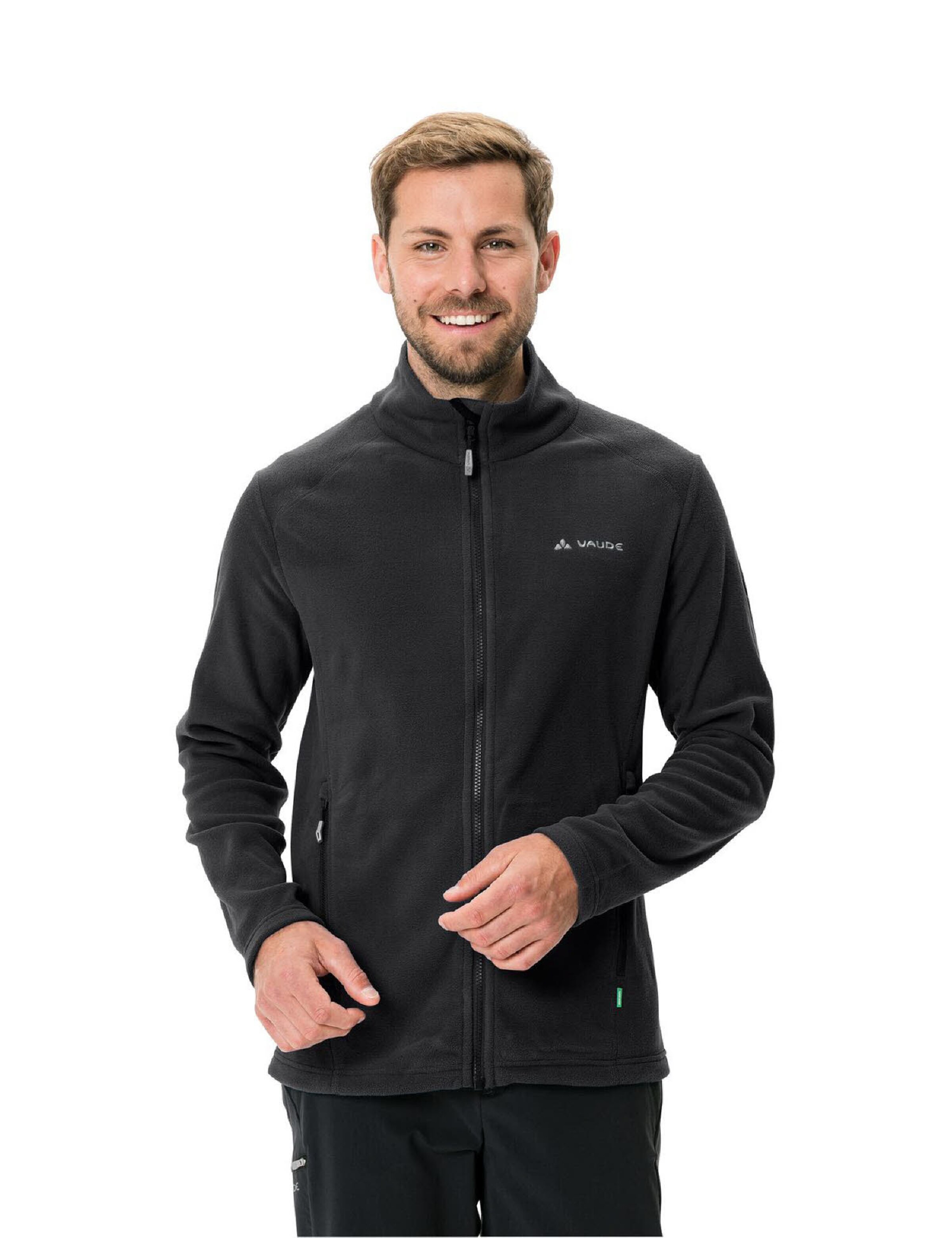 VAUDE Funktionsfleecejacke 'Rosemoor II' in Grau: Vorderseite