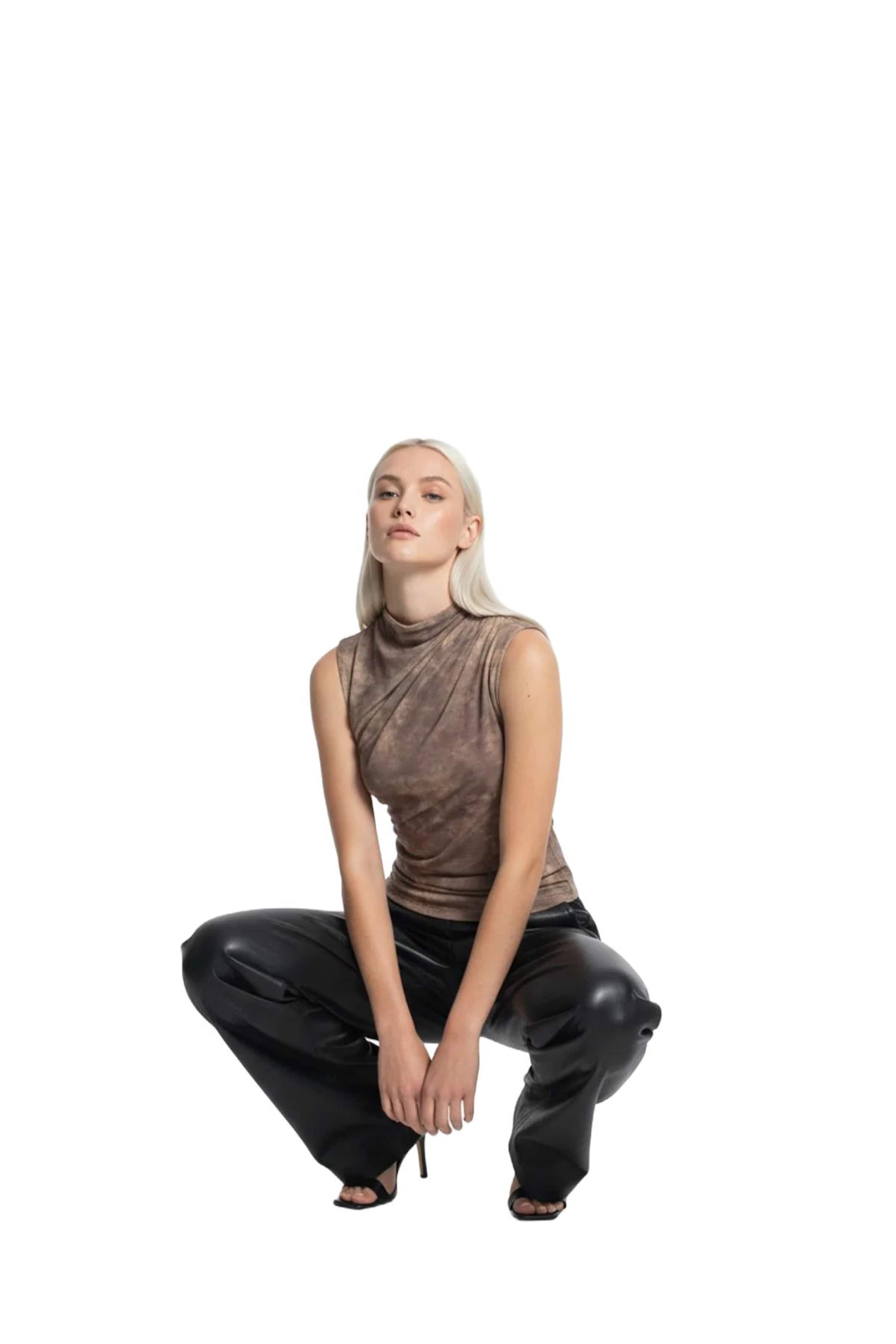 No Matter What Blouse in Brown