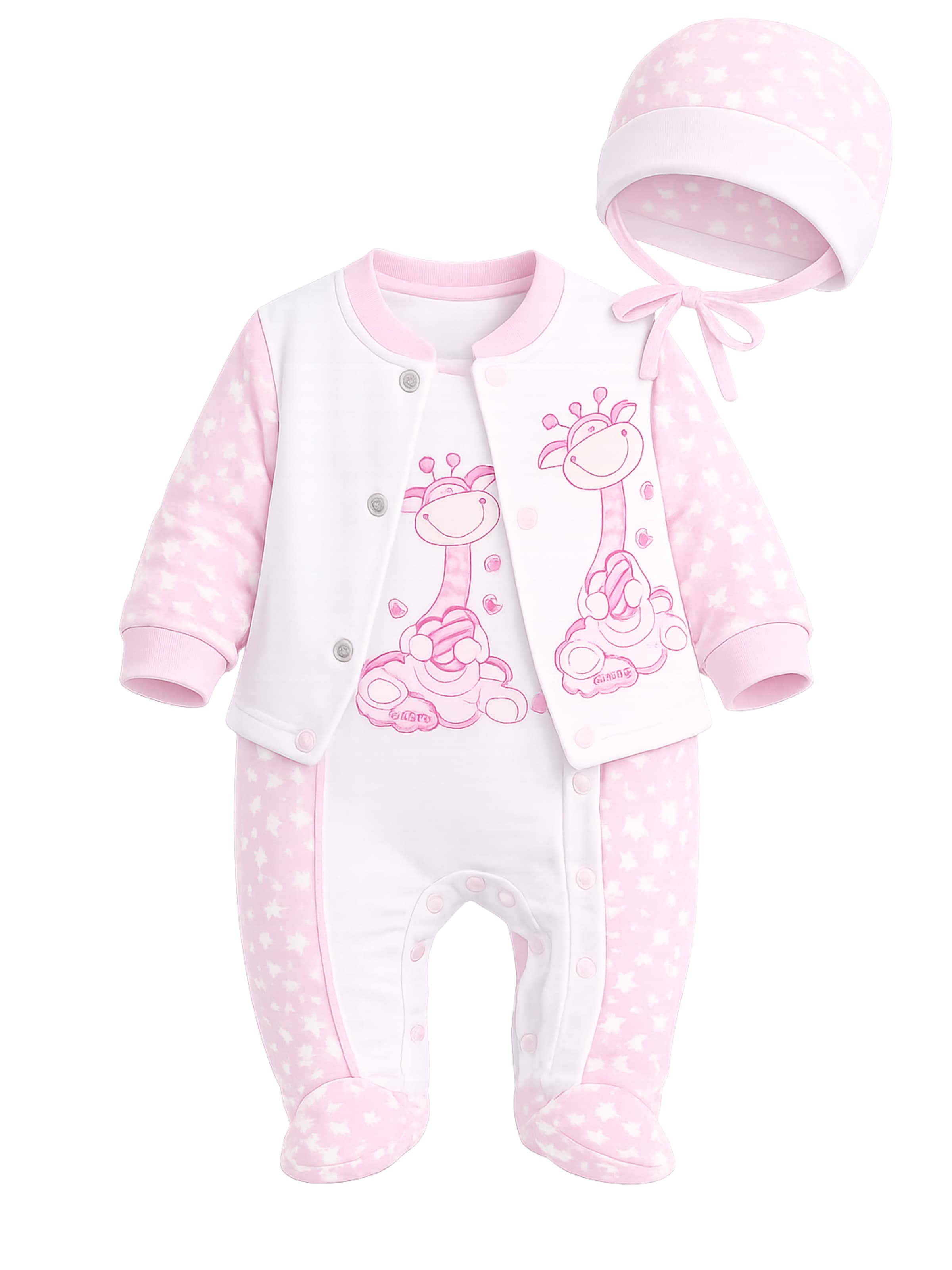 La Bortini Set‌‌‌‌‌‌‌‌‌ in Pink: Vorderseite